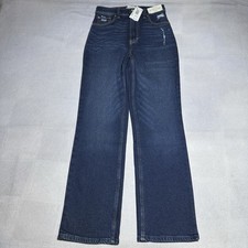 NEW Abercrombie  Fitch The 90s Straight Jeans Womens 26 2R Ultra High Rise NWT
