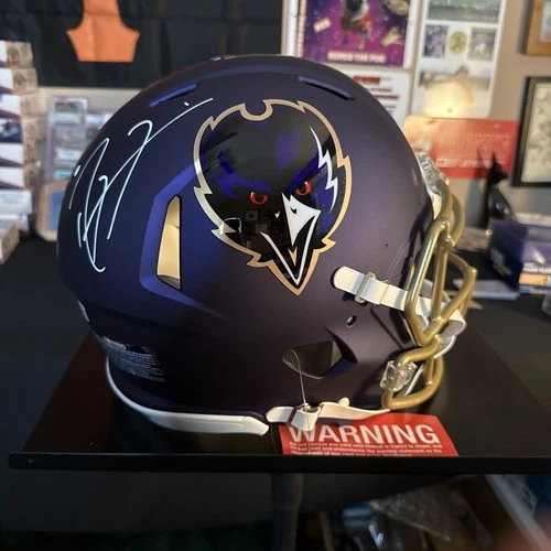 Ray Lewis Baltimore Ravens Full Sized Signed NFL Authentic Helmet BSA