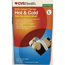 New CVS Health Hot & Cold Pain Relieving Wrap LARGE reusable freezable 