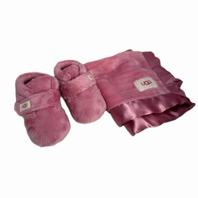UGG Baby Bixbee & Lovey Gift Set Pink  (Size 4/5) NIB