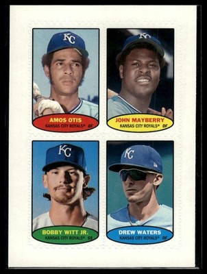 2023 Topps Heritage #74B / Bobby Witt Jr/ 1974 Topps Stamps