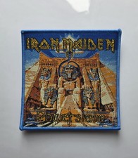 Iron Maiden Powerslave Blue Border Woven Patch