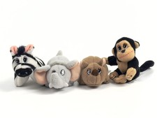 Vintage Mini Pound Puppies 1990s Hasbro Plush Set of 4