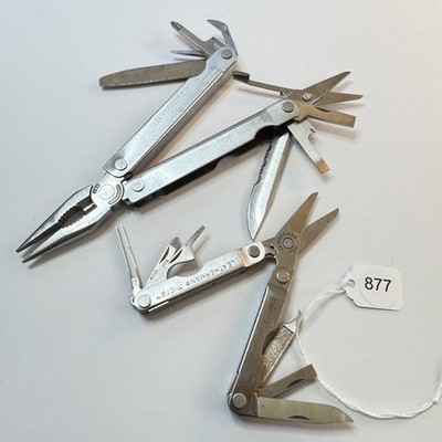 Leatherman PST II & Micra Multi-Tool Multifunction Pocket Knife Dated 1197 #877