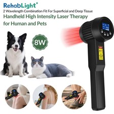 8W Portable Cold Laser for Canine IVDD ACL Injury Recovery  Post-Surgery Wound
