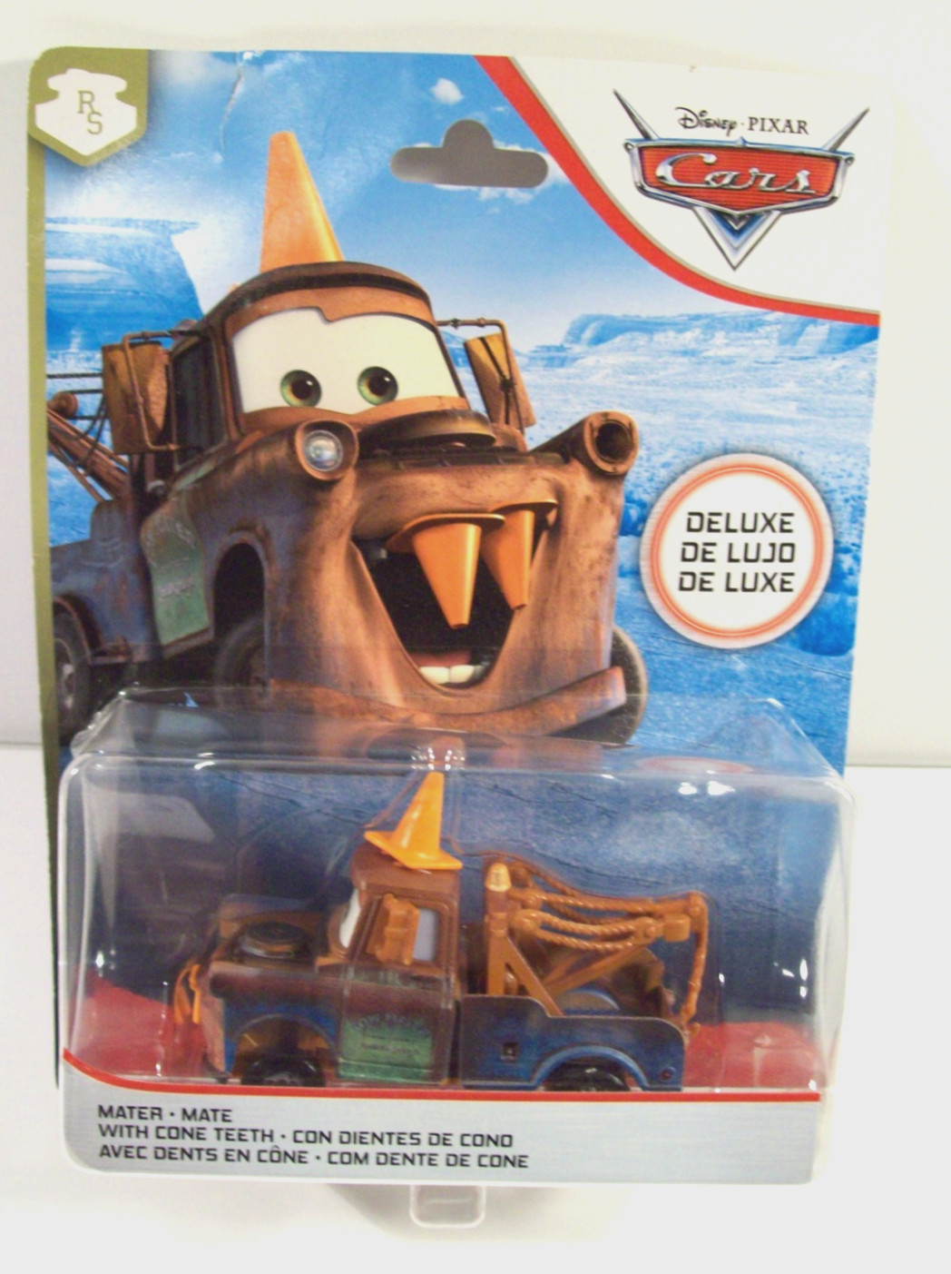 S Radiator Springs Mater With Cone Teeth Die-cast Tow Truck,