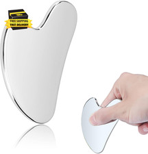 Gua Sha Facial Tools Guasha for Face - Stainless Steel Gua Sha Tool - Massager T