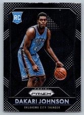 2015-16 Panini Prizm #315 Dakari Johnson Oklahoma City Thunder RC Rookie