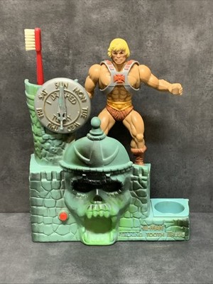Masters of the Universe He-Man Toothbrush Holder NOT WORKING Read Details MOTU