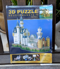 3D Puzzle Neuschwanstein Germany Royal Castle, 98 pc, New in Sealed Box
