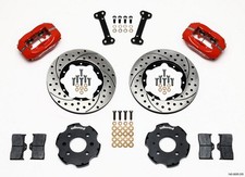 Wilwood For Forged Dynalite Front Hat Kit 11.00in Drilled Red Integracivic