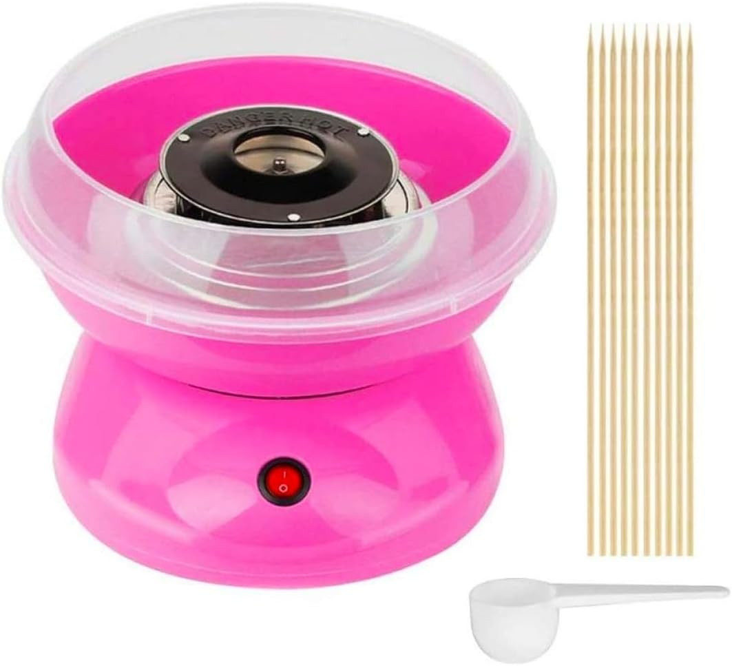 Zucchero Filato in Casa: Macchina Elettrica Rosa 500W per Bambini