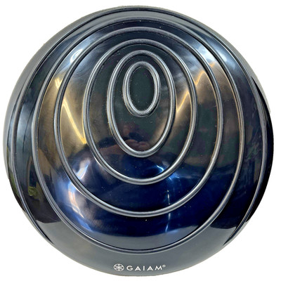 Gaiam Wobble Disc Balance Cushion, Stability Trainer, for Home or Office Black