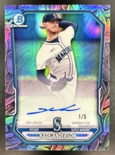 2026 Bowman Kade Anderson Chrome Prospect Auto Sunflower Seeds Refractor #/5