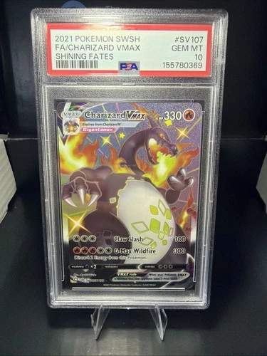 PSA 10 Charizard VMAX Sv107/Sv122 Shining Fates: Shiny Vault Holo