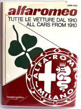 Alfa Romeo Tutte Le Vetture Dal 1910 All Cars From 1910 SIGNED-VERY RARE Ist Ed