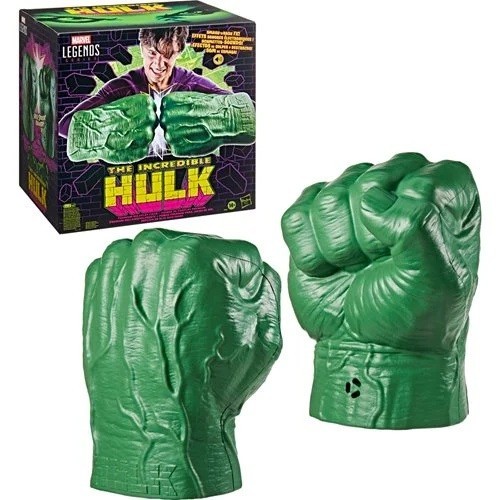 Puños de rol Hulk Marvel Legends Series Increíbles Premium