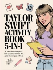 Image of Taylor Swift Activity Book 5-in-1 A Swiftie Extravaganza with Quizzes, Games,...