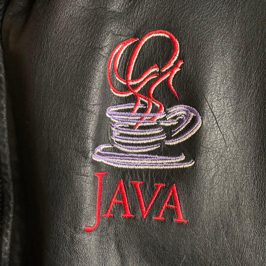 Sun Microsystems JAVA Leather Jacket 90s USA Made… - image 4
