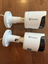2 Swann NHD-865MSB 5MP Cameras PIR Heat Motio...