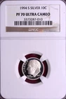 NGC PF-70 UCAM! 1994-S SILVER PROOF ROOSEVELT DIME
