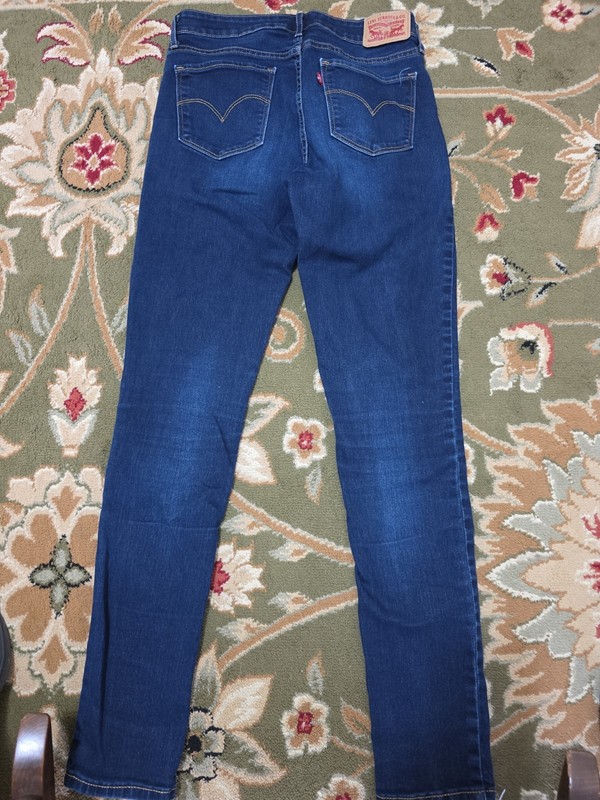 Ladies Sz 28x30 Levi 711 Skinny Jeans