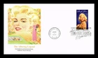 DR JIM STAMPS US COVER MARILYN MONROE LEGENDS OF HOLLYWOOD FDC ALLURING LEGEND