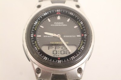 Casio Illuminator AW-80 Chronograph Herrenarmbanduhr Telememo 30 vintage HAU