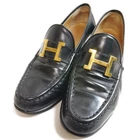 Authentic HERMES Constance pumps loafers,size 35 Leather #7925