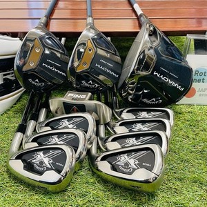 Set De Fers Callaway Paradym Ai Smoke 5-PW + GW - Arbres Elevate MPH 95 Stiff - Reconditionné - État Correct