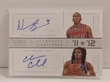 2012-13 National Treasures Auto Gold #68 Chris Copeland Nolan Smith 21/25
