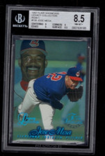1997 FLAIR SHOWCASE ROW 1 LEGACY #136 JOSE MESA INDIANS SP #/100 BGS 8.5 w/9