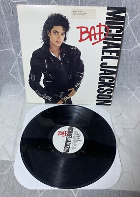 Michael Jackson Bad Vinyl OE40600 1987 OG 1st Press Gatefold Epic VTG Acusonic