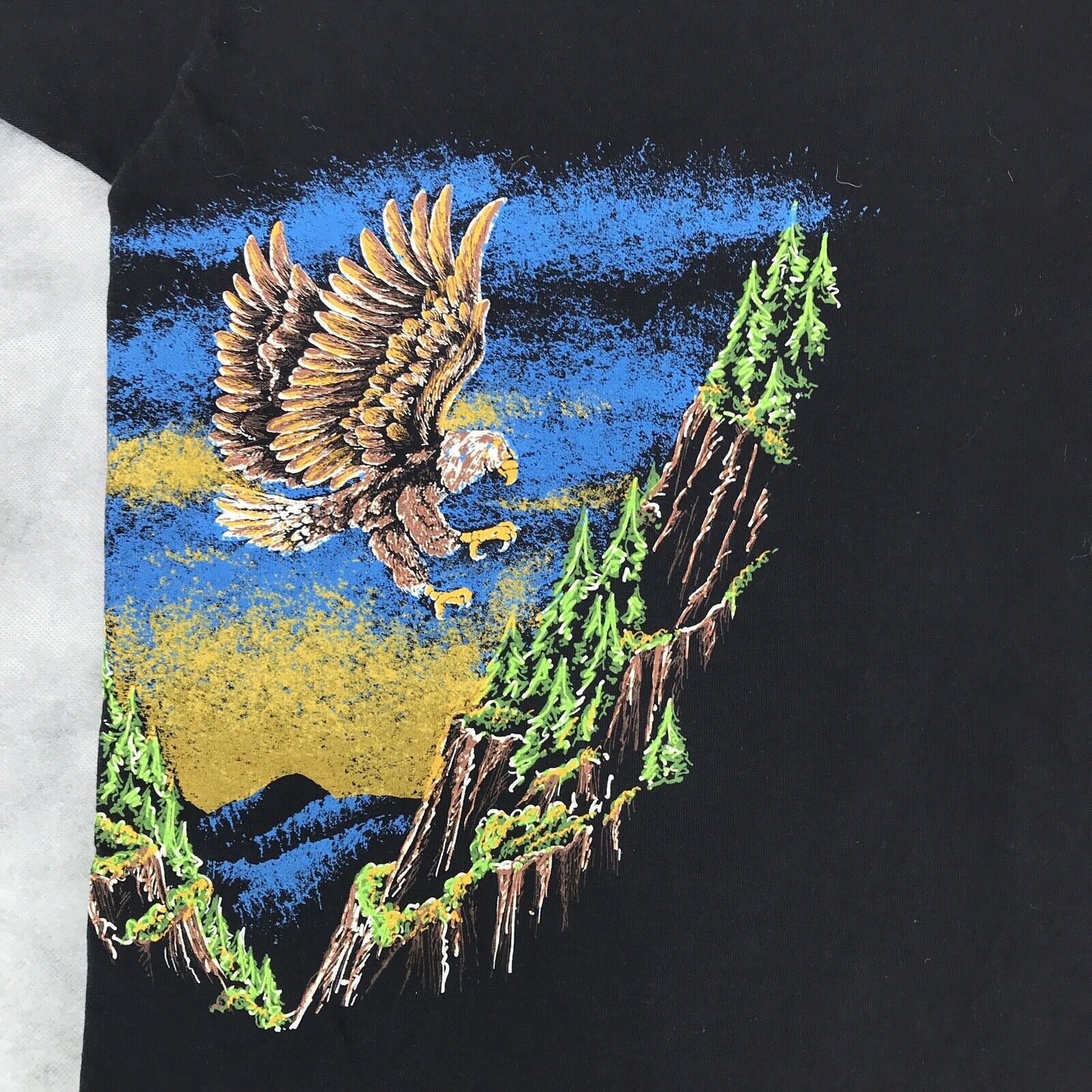 vintage 90s EAGLE SUNSET 2 SIDED T-Shirt LARGE wi… - image 5