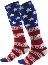 O'Neal Pro Flag MX Socks - Motocross Dirt Bike Offroad MX ATV Mens