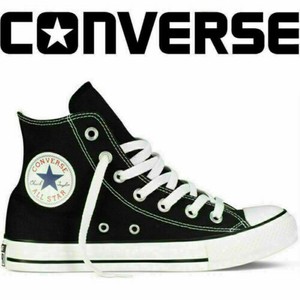 all black converse women's high tops
