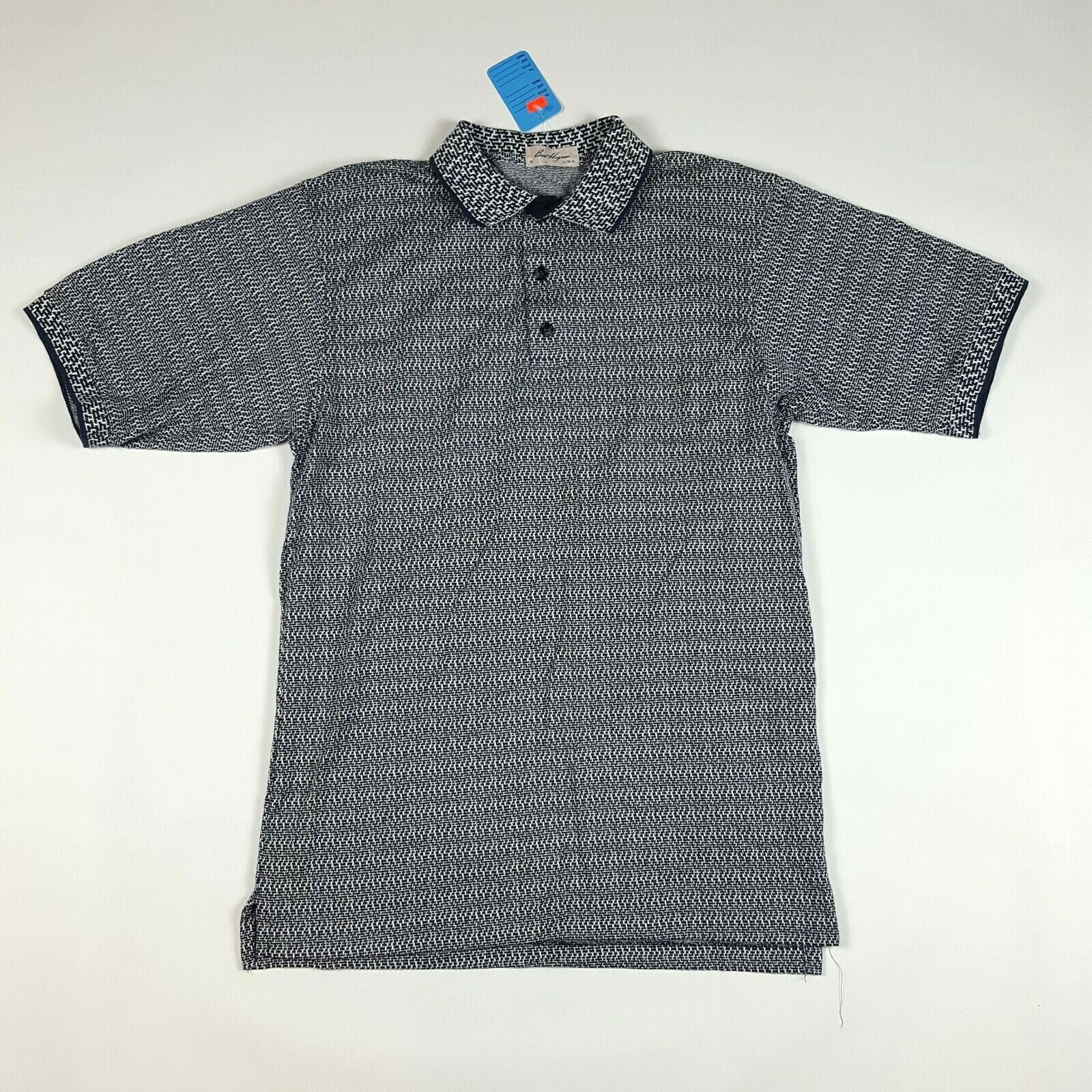 Vintage Preppy Geometric Print Men