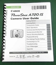Canon PowerShot A720 IS Instruction Manual: 211 Pages  Protective Cover