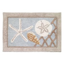 Bathroom Rug Soft Absorbent Bath Mat Beach Inspired Bathroom Accessories seag