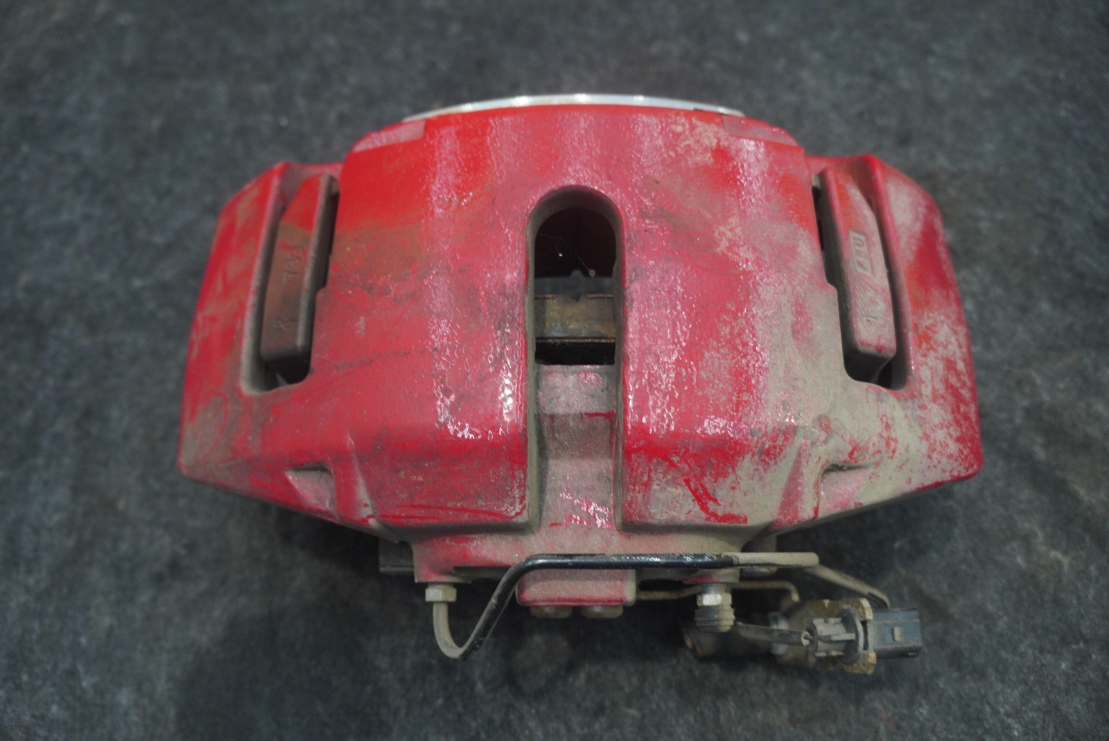 Front Left Brake Caliper & Bracket Red OEM Bentley Continental GTC Speed 2016