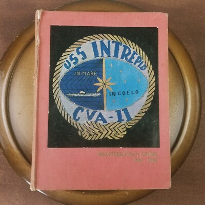 USS Intrepid (CVA-11) 1961 1962 Med Deployment Cruise Book John S. McCain VA-65