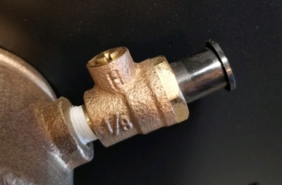 Febco 1/2 In. Bronze Pressure Vacuum Breaker Backflow Preventer, Quarter Turn Sh