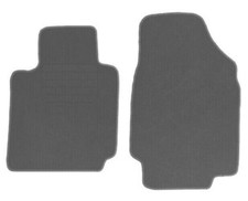 Veloursfußmatten für Nissan Micra III K12 Bj. 2003 - 2010 Passend VORNE GRAU STD