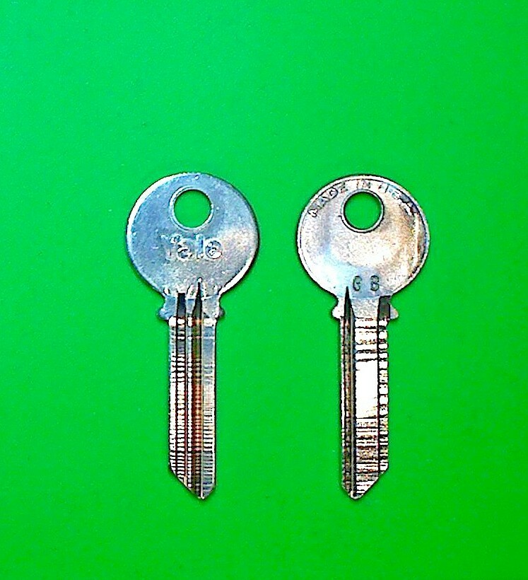 Yale Key Rn11 YALE ORIGINAL RN11 GB KEYWAY, 6 PIN KEY BLANKS, LOT OF (7), NOS ...