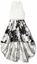 Speechless Girls' Party Dress with Dramatic High-Low Taffeta Skirt 16