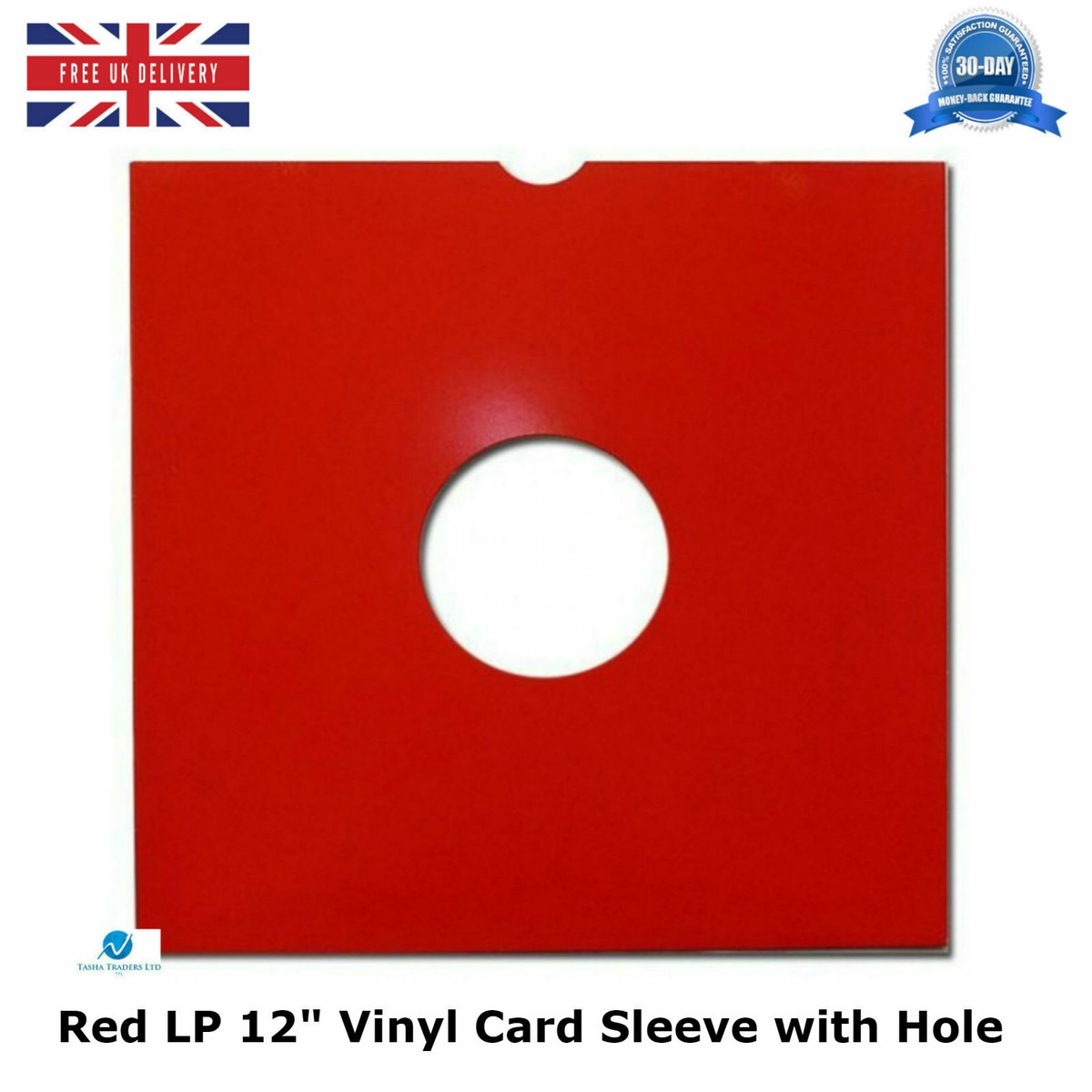 800 x Red LP 12 Vinyl Protector Card Sleeve with Hole Scratch proof  MASTERBAG | eBay UK