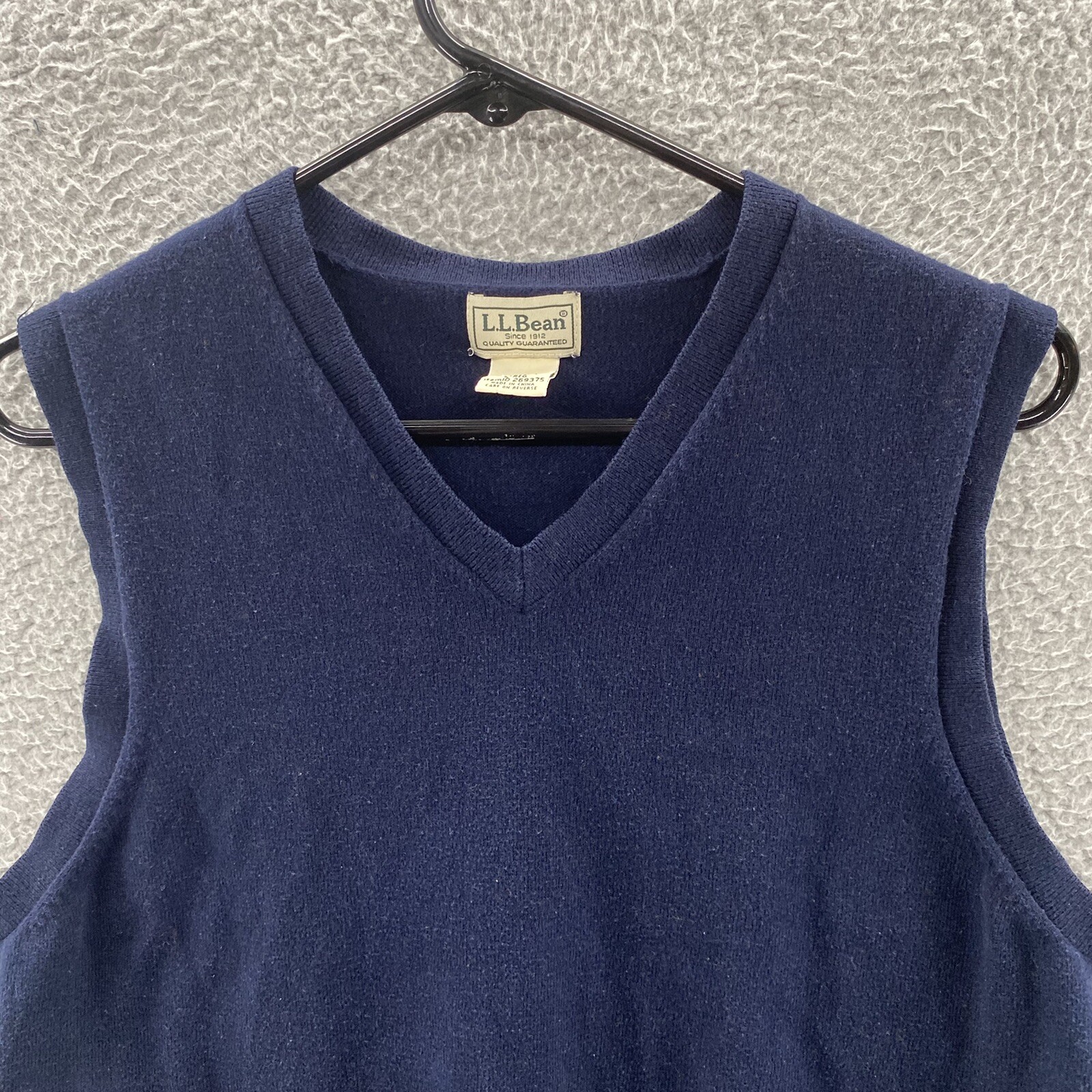 LL Bean Sweater Vest Mens Large 