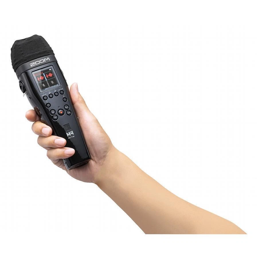 Zoom M4 MicTrak TM Handheld Stereo Microphone 4Track Recorder Color Black  - Image 3 of 4