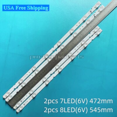 KIT 4 BARRE STRIP LED TV TCL 4C-LB5507-HR03J 4C-LB5508-HR03J 55HR330M07B2
