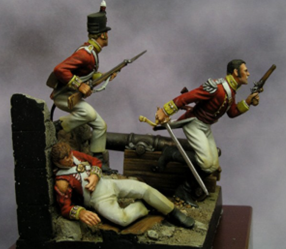 Badajoz 1812 British Army Painted Miniature Toy Soldier PreSale Art